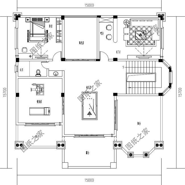 五套四層超豪華別墅外觀圖，這樣的房子簡直太帥啦！