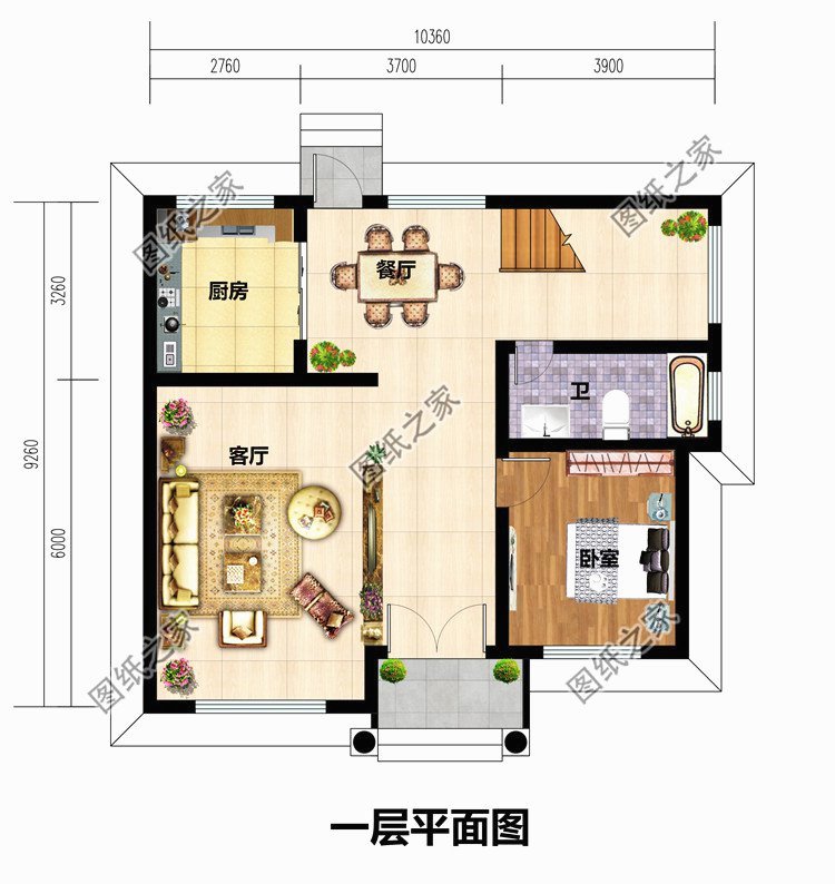 農(nóng)村90平米二層設(shè)計(jì)圖，小宅基地蓋起來(lái)照樣驚艷