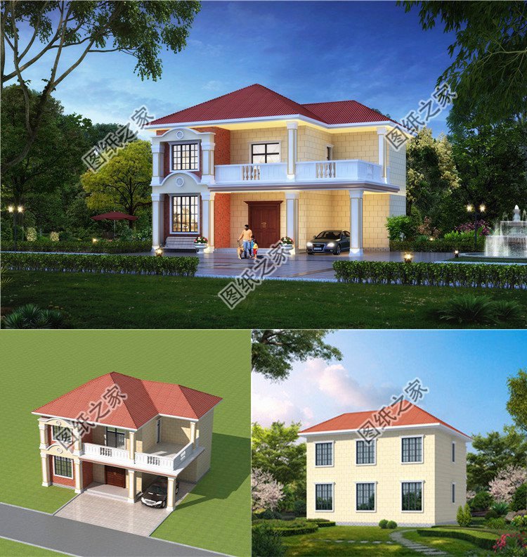 農(nóng)村90平米二層設(shè)計(jì)圖，小宅基地蓋起來(lái)照樣驚艷