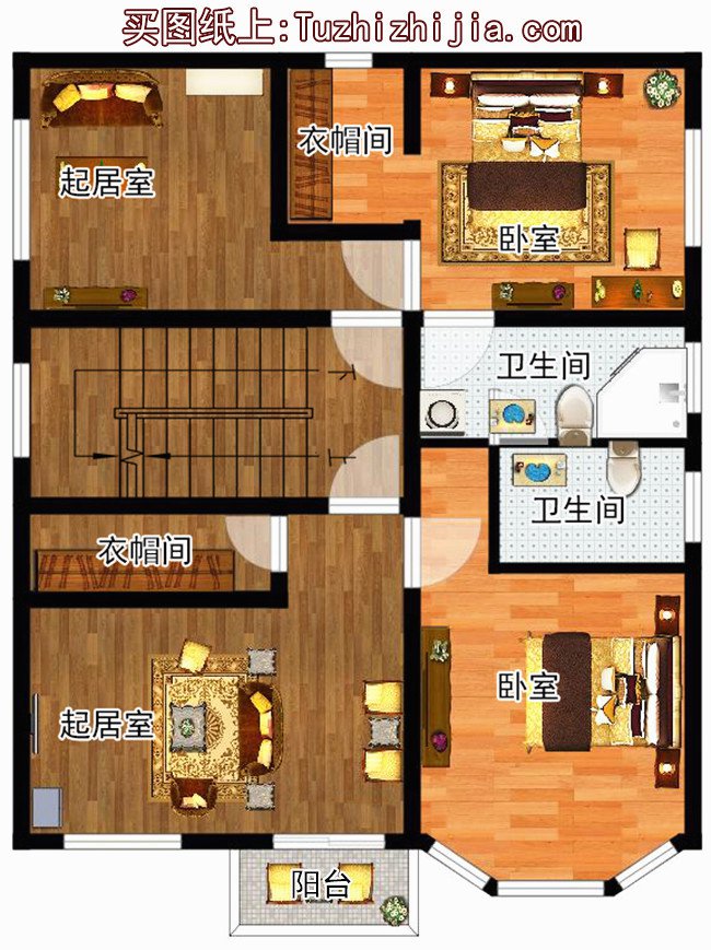 農(nóng)村90平米二層設(shè)計(jì)圖，小宅基地蓋起來(lái)照樣驚艷