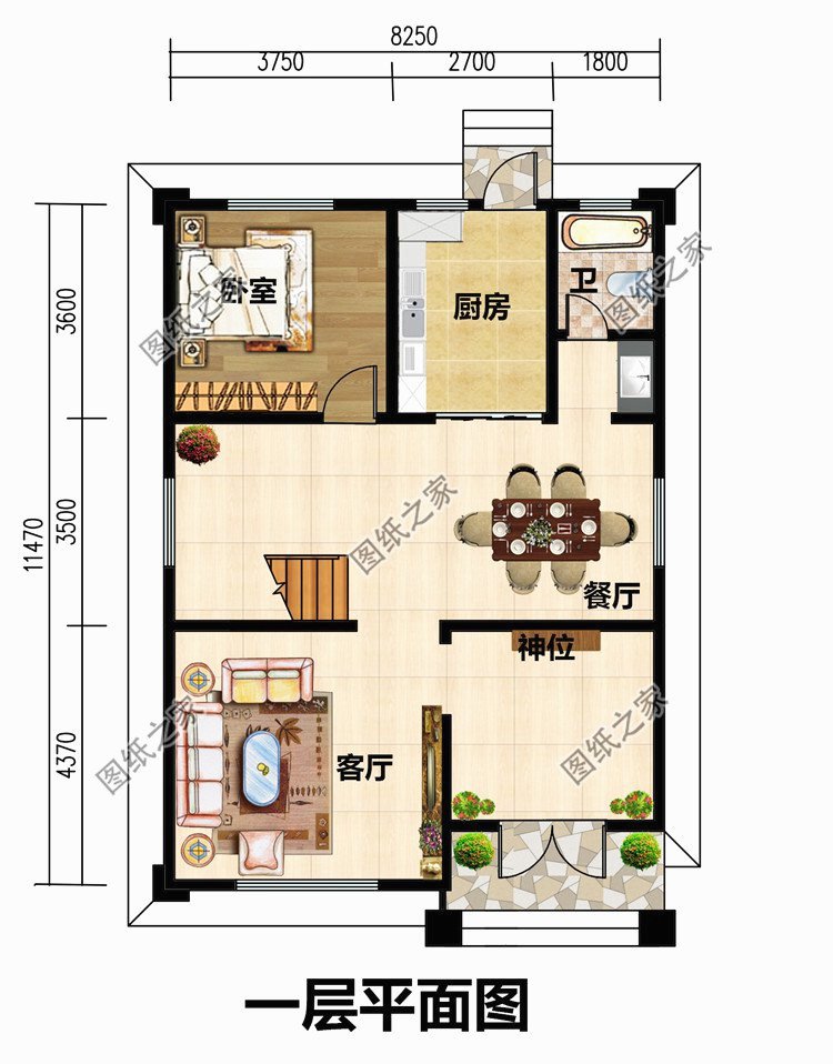 農(nóng)村90平米二層設(shè)計(jì)圖，小宅基地蓋起來(lái)照樣驚艷