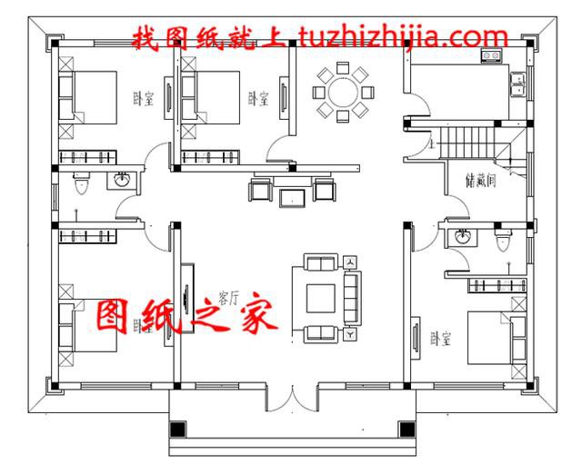 自建房16x12米設計圖紙，一層到四層都有，看的我都想建房了