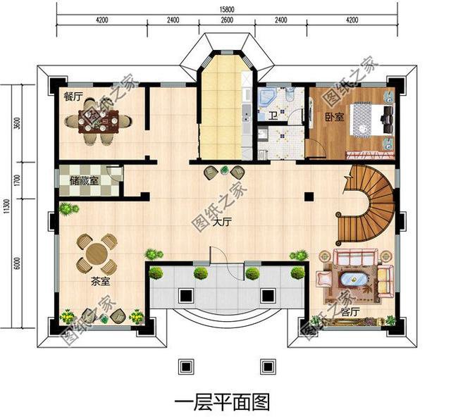 自建房16x12米設計圖紙，一層到四層都有，看的我都想建房了