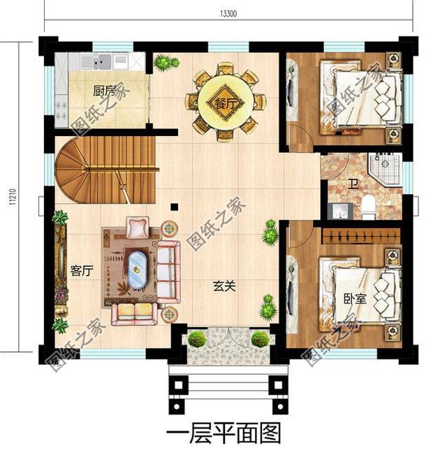 2024農(nóng)村新款別墅圖帶地下室，經(jīng)濟(jì)實(shí)用，你想要的層數(shù)都有