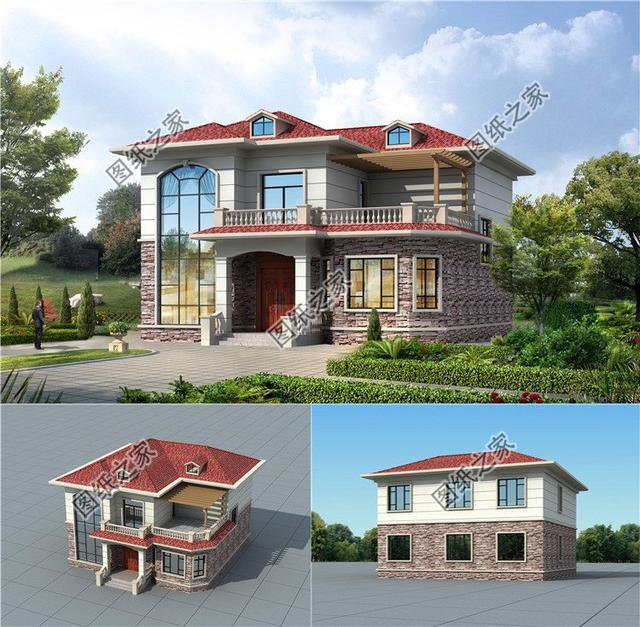 2024農(nóng)村新款別墅圖帶地下室，經(jīng)濟(jì)實(shí)用，你想要的層數(shù)都有