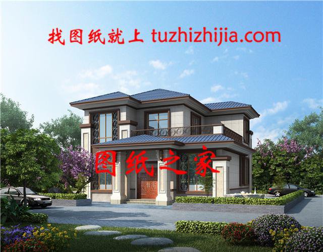 2024年新款農(nóng)村自建二層別墅圖，造價15萬，趁現(xiàn)在趕緊建