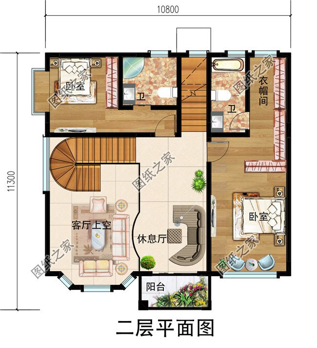 三層樓房設(shè)計圖農(nóng)村簡單大氣，家里人多的，可以這樣蓋