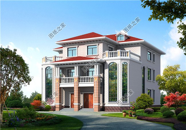 農(nóng)村雙拼自建房300平米，造價預算60萬左右，真值！