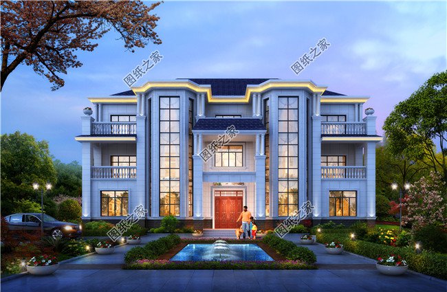 農(nóng)村雙拼自建房300平米，造價預算60萬左右，真值！