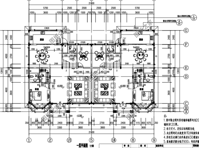 農(nóng)村雙拼自建房300平米，造價預算60萬左右，真值！
