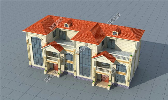 農(nóng)村雙拼自建房300平米，造價預算60萬左右，真值！