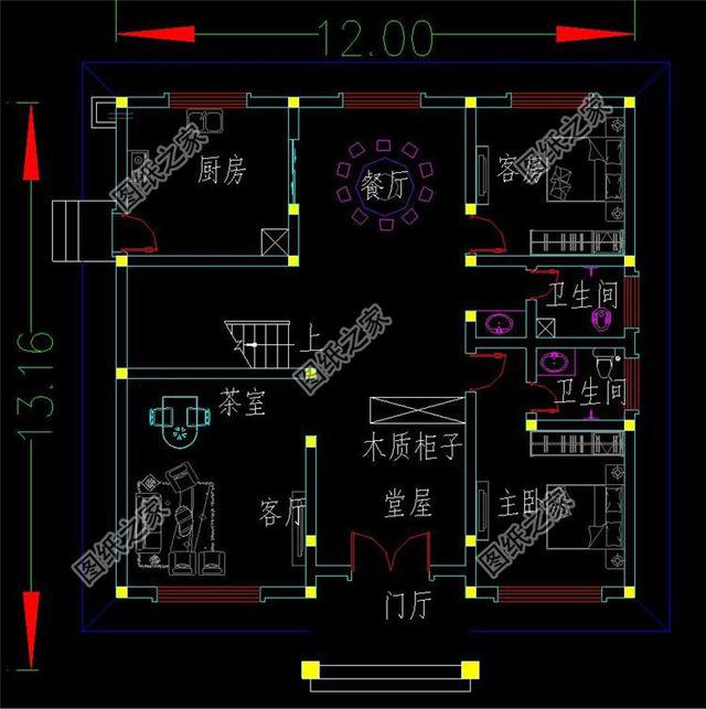 自建房二層12x14米設(shè)計圖，簡潔實用，回鄉(xiāng)建房就這樣建