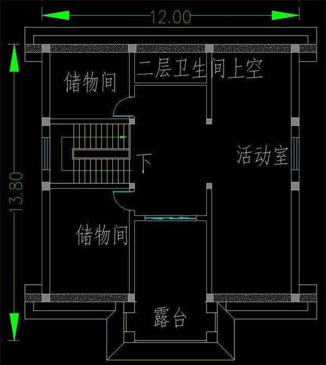 自建房二層12x14米設(shè)計圖，簡潔實用，回鄉(xiāng)建房就這樣建