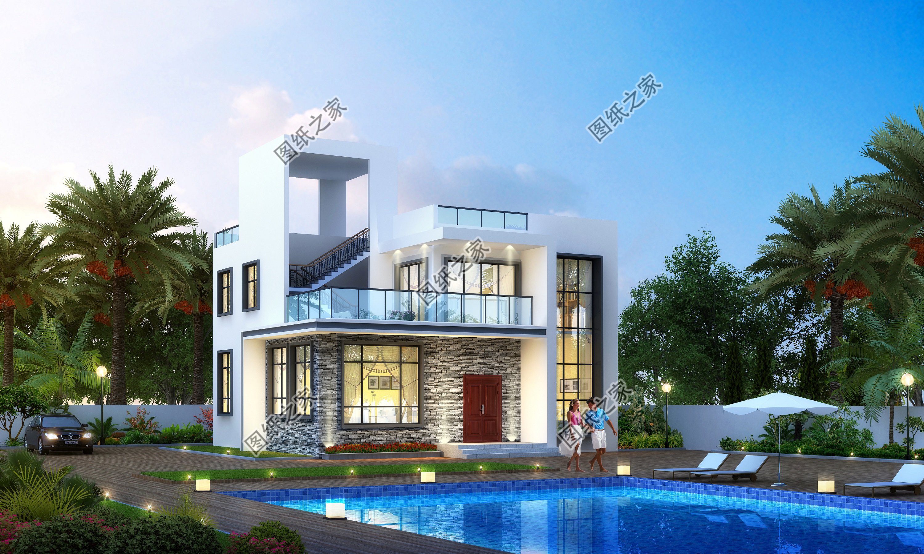 農(nóng)村最漂亮的三層別墅圖片，90后必看，美呆了