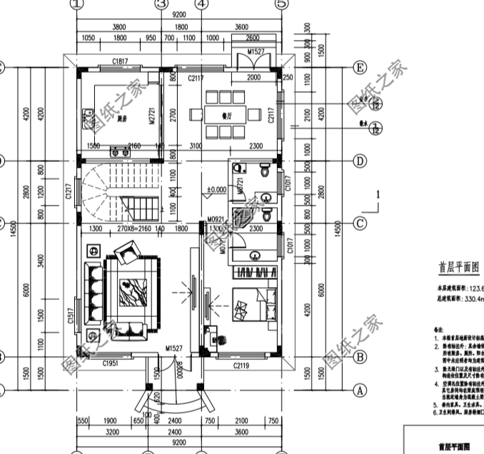 2024年新款三層別墅圖帶車(chē)庫(kù)，家人都喜歡第二款，鄰居卻看中了第一款