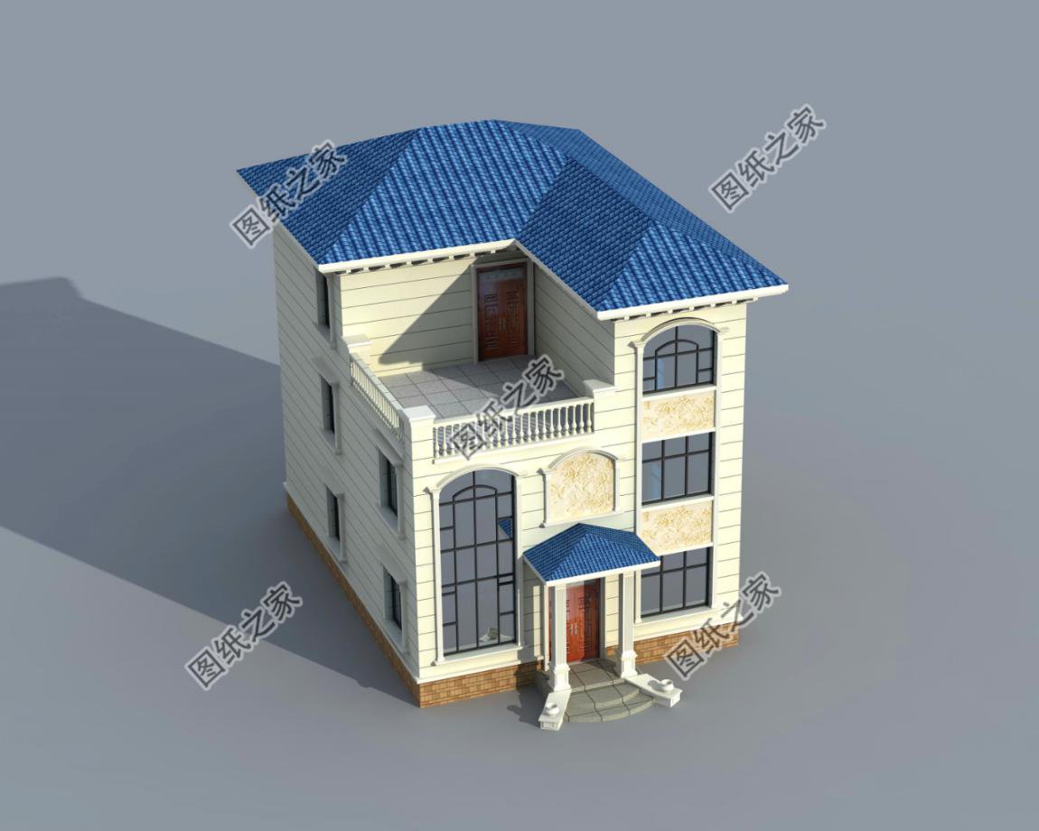 2024年新款三層別墅圖帶車(chē)庫(kù)，家人都喜歡第二款，鄰居卻看中了第一款