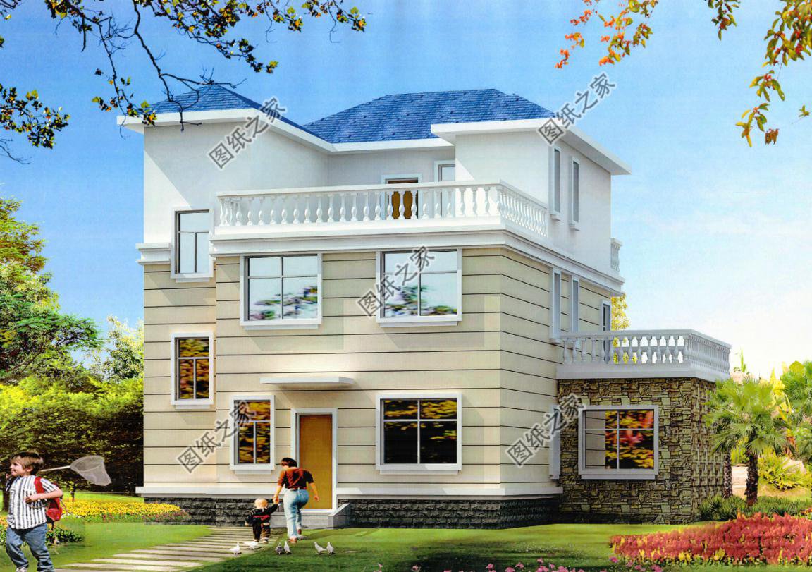 2024年新款三層別墅圖帶車(chē)庫(kù)，家人都喜歡第二款，鄰居卻看中了第一款