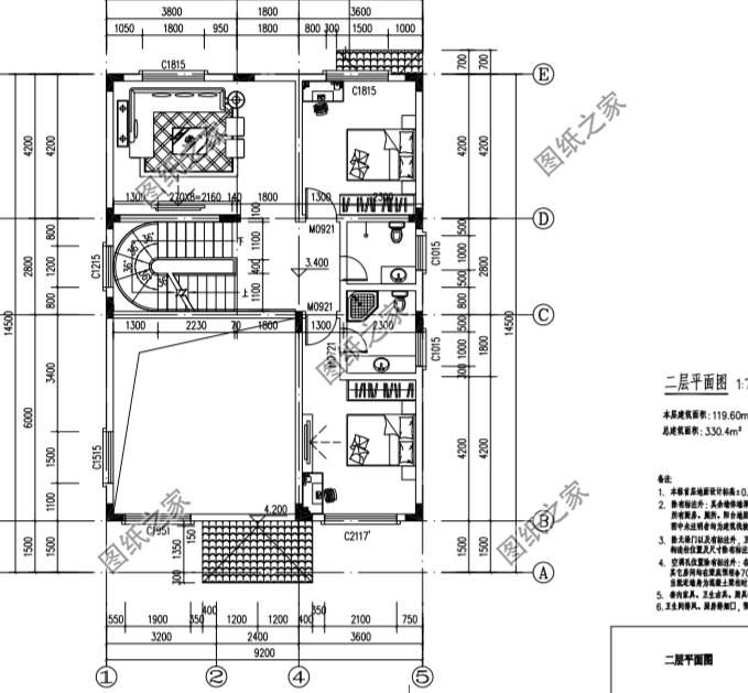 2024年新款三層別墅圖帶車(chē)庫(kù)，家人都喜歡第二款，鄰居卻看中了第一款
