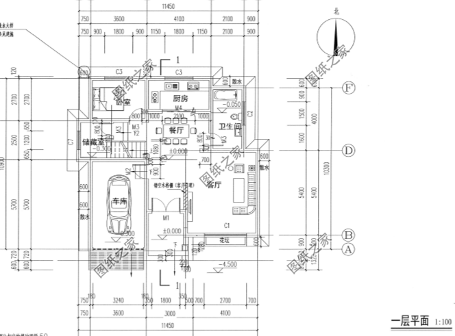 2024年新款三層別墅圖帶車(chē)庫(kù)，家人都喜歡第二款，鄰居卻看中了第一款
