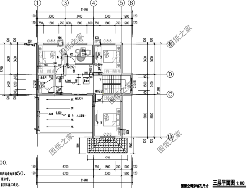 2024年新款三層別墅圖帶車(chē)庫(kù)，家人都喜歡第二款，鄰居卻看中了第一款