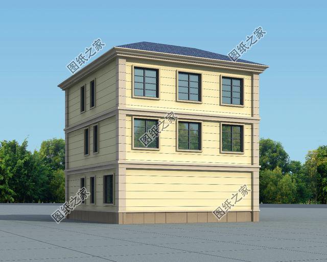 農(nóng)村簡單漂亮三層樓設(shè)計圖，戶型方正布局好，為你打造心儀之家