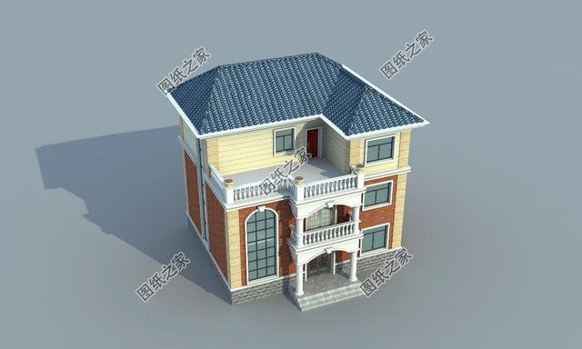 農(nóng)村簡單漂亮三層樓設(shè)計圖，戶型方正布局好，為你打造心儀之家