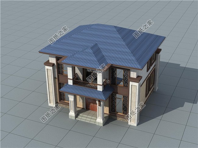 農(nóng)村最好的二層樓房圖，同學(xué)看了都羨慕