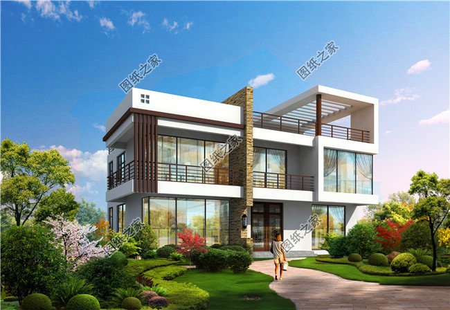 15×10農(nóng)村二層戶(hù)型圖，造價(jià)低性?xún)r(jià)比高，農(nóng)村建一棟未免太好看