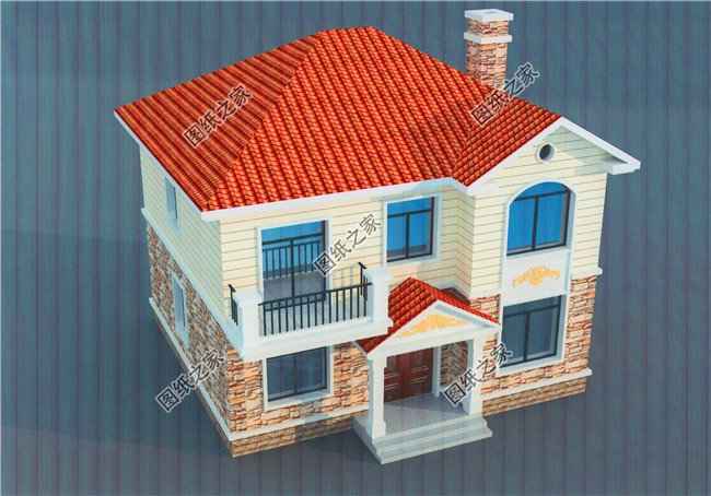 四套農(nóng)村100平方二層小洋樓設(shè)計(jì)圖，蓋上一套住進(jìn)去舒適又安心