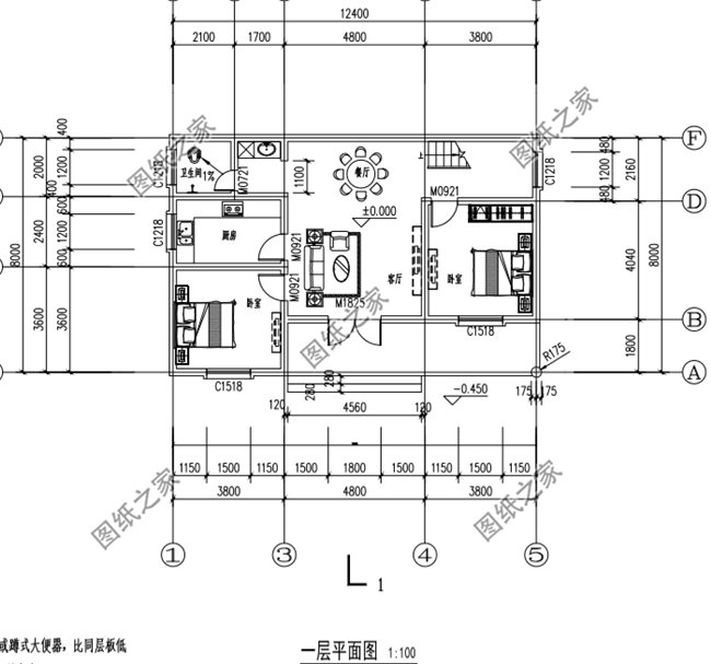 四套農(nóng)村100平方二層小洋樓設(shè)計(jì)圖，蓋上一套住進(jìn)去舒適又安心
