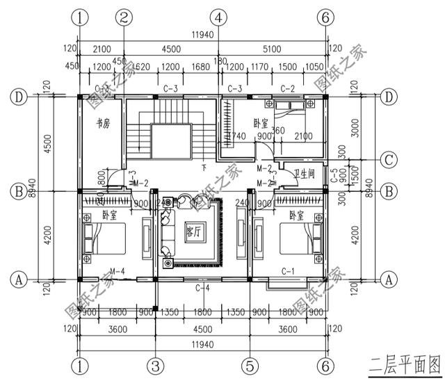 鄉(xiāng)村自建房屋設(shè)計(jì)圖，接地氣的二層小樓，全部送給你