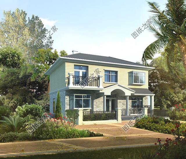 鄉(xiāng)村自建房屋設(shè)計(jì)圖，接地氣的二層小樓，全部送給你