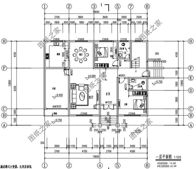 鄉(xiāng)村自建房屋設(shè)計(jì)圖，接地氣的二層小樓，全部送給你