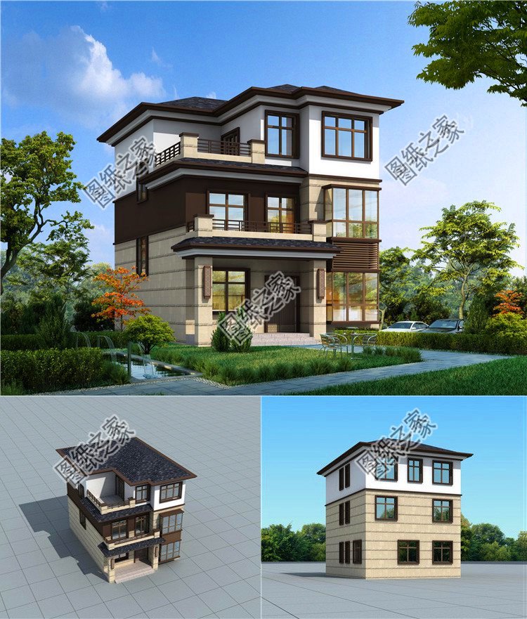 農(nóng)村占地100平米三層自建房設(shè)計(jì)圖，造價(jià)25-30萬，小而精的戶型你值得擁有！