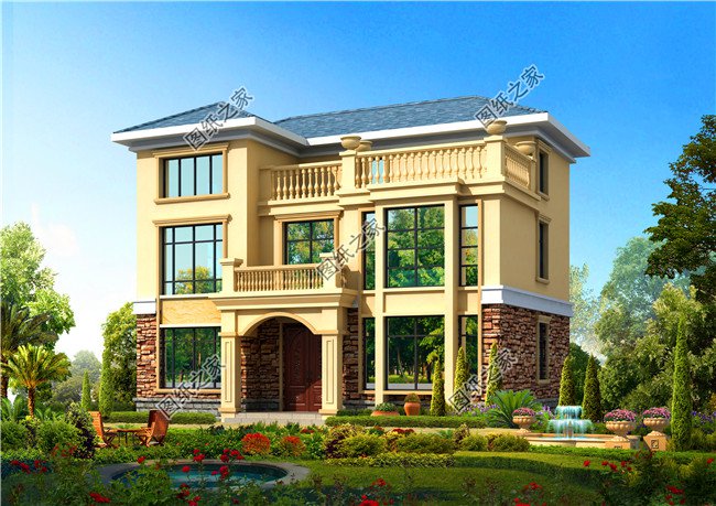 農(nóng)村占地100平米三層自建房設(shè)計(jì)圖，造價(jià)25-30萬，小而精的戶型你值得擁有！