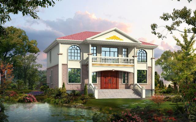 180平米農(nóng)村自建房設(shè)計(jì)圖，外觀精美，絕對(duì)是值得建的房子