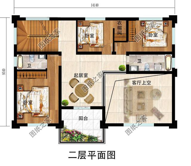 農(nóng)村三層樓帶陽臺圖片，屋內(nèi)亮堂堂，真是個(gè)不錯(cuò)的選擇