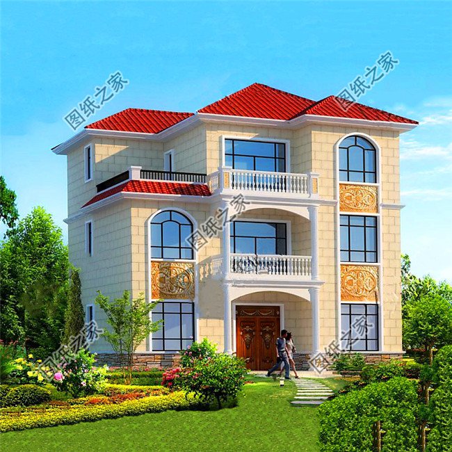 霸氣十足的三層別墅，帶陽臺(tái)露臺(tái)，室內(nèi)采光簡(jiǎn)直太好