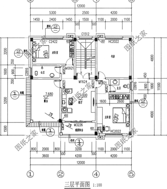 霸氣十足的三層別墅，帶陽臺(tái)露臺(tái)，室內(nèi)采光簡(jiǎn)直太好