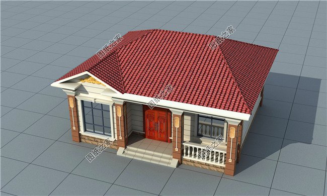 農(nóng)村自建房三室一廳圖，家庭人口不多的首選