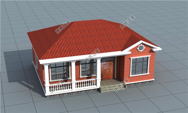 農(nóng)村自建房三室一廳圖，家庭人口不多的首選