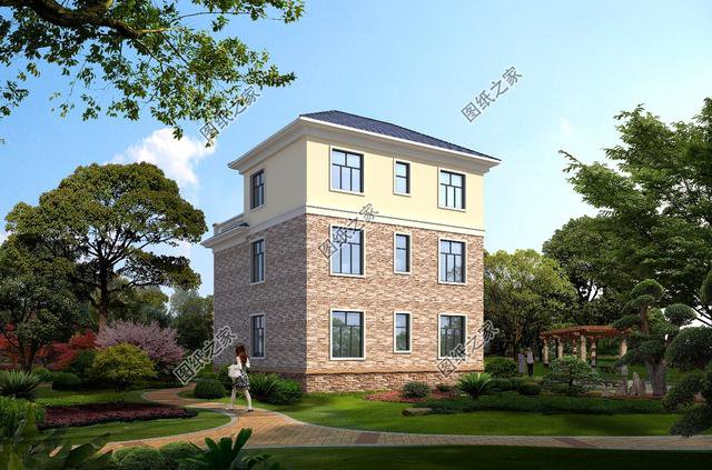 10×12米三層小別墅圖， 好看實(shí)用造價(jià)還不高，舒適感爆棚！