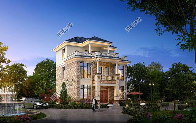 10×12米三層小別墅圖， 好看實(shí)用造價(jià)還不高，舒適感爆棚！