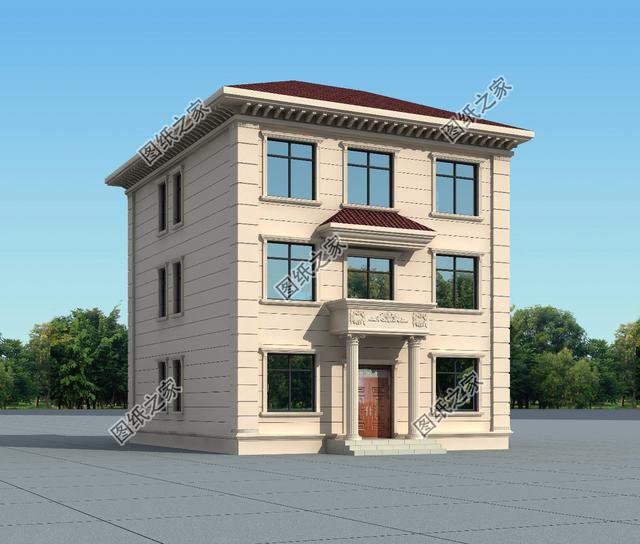 10×12米三層小別墅圖， 好看實(shí)用造價(jià)還不高，舒適感爆棚！