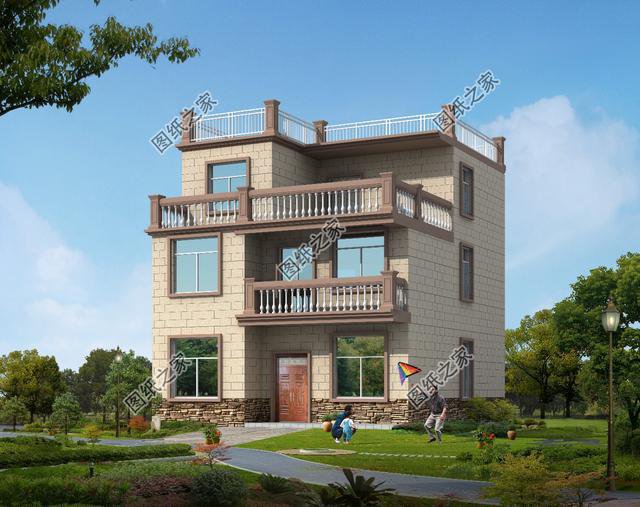 10×12米三層小別墅圖， 好看實(shí)用造價(jià)還不高，舒適感爆棚！