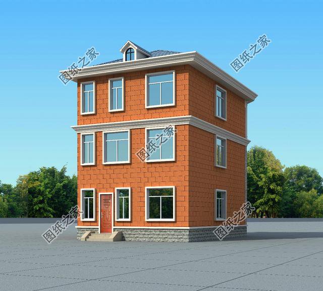 占地90平方三層自建房設(shè)計，小戶型不等于土氣，看看你就知道了