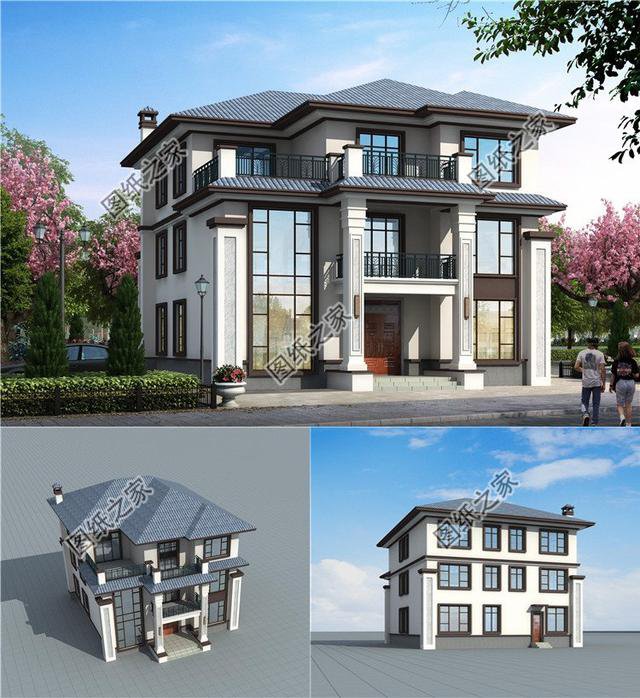 18×12米農(nóng)村自建房效果圖，為大戶型而生，心動不如行動