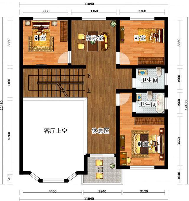 二層農(nóng)村自建房實(shí)拍圖，仔細(xì)對(duì)比效果圖后，沒(méi)想到是這樣的