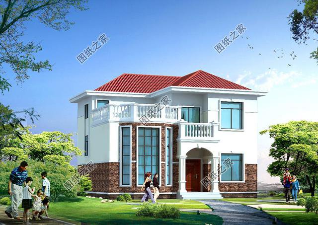 二層農(nóng)村自建房實(shí)拍圖，仔細(xì)對(duì)比效果圖后，沒(méi)想到是這樣的