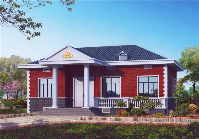 五款最受農(nóng)村喜歡的四間平房設(shè)計圖大全集，平房蓋好了照樣比別墅美